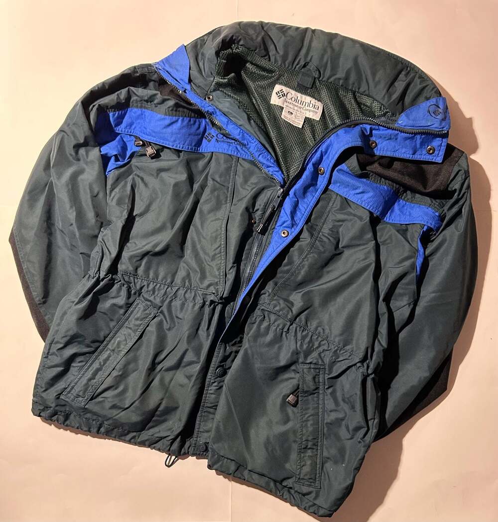 Vintage Columbia Sportswear Company Colorblock Hooded Winter Jacket